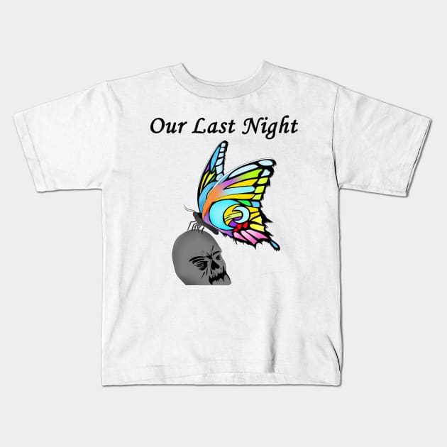 Our Last Night - Overcome The Darkness Kids T-Shirt by Rasheba